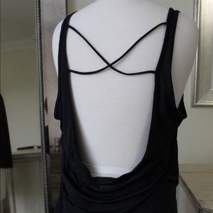 open back work out or athlesure top